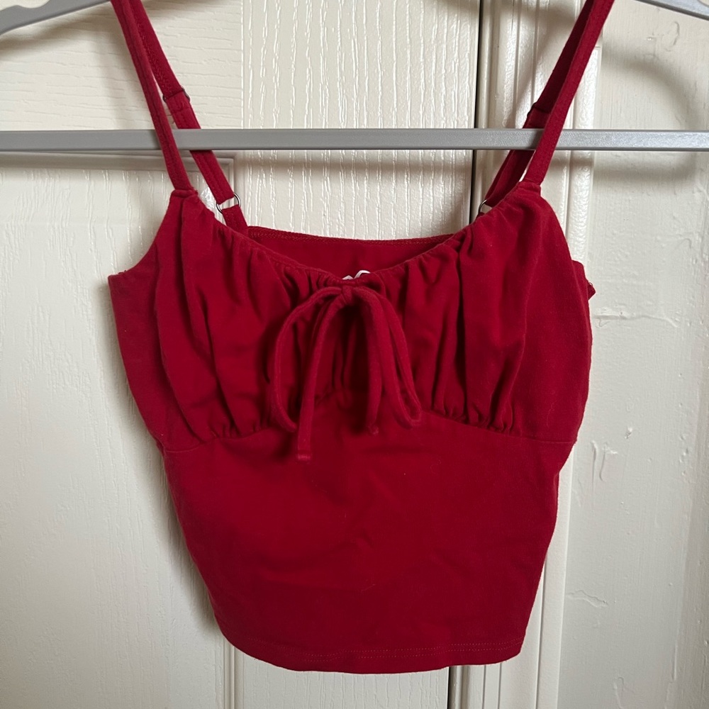 Hollister red cami top